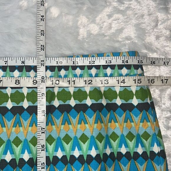 J Crew The Pencil Skirt Basketweave Cotton Multi Color Style size 6 - Picture 5 of 5